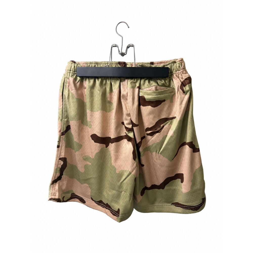 Stüssy Sand Camo Mesh Shorts SS25 - Picture 2 of 5